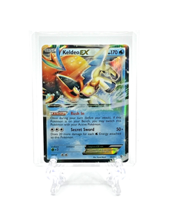 KELDEO EX 2012 Pokemon TCG Boundaries Crossed #49/149 HOLO ULTRA RARE UNPLAYED - Image 2