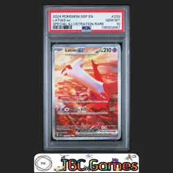 Latias ex Surging Sparks #239 Special Illustration Rare PSA 10 - Image 1