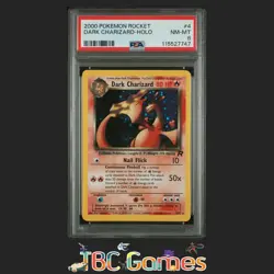 Dark Charizard Team Rocket Holo #4 PSA 8 - Image 1