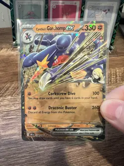 CYNTHIA'S GARCHOMP EX 104/182 DESTINED RIVALS POKEMON (DOUBLE RARE, NM) - Image 2
