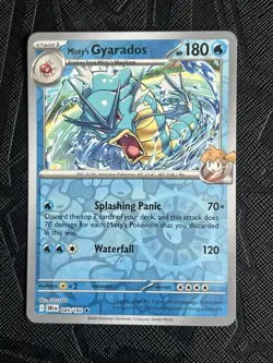 Pokemon TCG Misty's Gyarados 049/182 Sv10 Destined Rivals Rev. Holo (English)-NM - Image 3