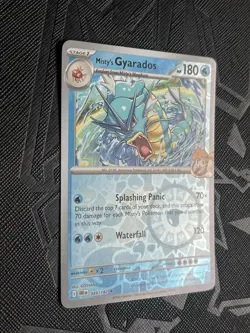 Pokemon TCG Misty's Gyarados 049/182 Sv10 Destined Rivals Rev. Holo (English)-NM - Image 4