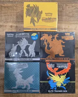 5 POKEMON ELITE TRAINER BOXES! FACTORY SEALED! - Image 1