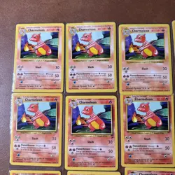 Pokemon Charmeleon Vintage Lot Of 13 Shadowless/regular - Image 2