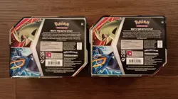 Nintendo Pokemon TCG V Strikers - Empoleon Tyranitar EMPTY TINS Lot - Image 2