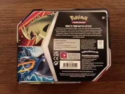 Nintendo Pokemon TCG V Strikers - Empoleon Tyranitar EMPTY TINS Lot - Image 4