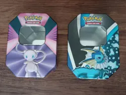 Nintendo Pokemon GX Eevee Evolutions Glaceon Leafeon Sylveon EMPTY TINS Lot - Image 1