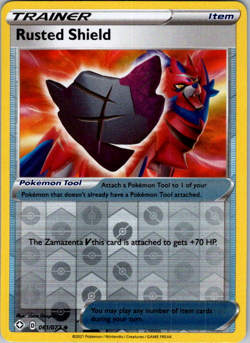 Rusted Shield Reverse Holo Trainer 061/072 Pokemon Shining Fates NM - Image 1