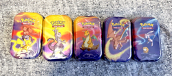Pokemon TCG Kanto Power Mini Tins 5 Pack Bundle BRAND NEW AND SEALED - Image 1