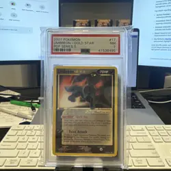 2007 POKEMON POP SER 5 #17 UMBREON-GOLD STAR PSA 7 - Image 2