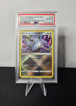 2022 Pokemon Go PROMO SWSH230 Radiant Eevee #230 - PSA 10 - Image 1