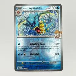 Pokemon Misty's Gyarados 049/182 Reverse Holo SV10: Destined Rivals - Image 3