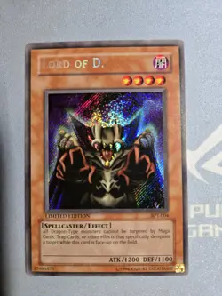 Yu-Gi-Oh! TCG Lord of D. BPT-004 Secret Rare Limited Edition LP/NM Condition - Image 1