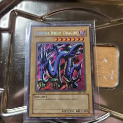Konami Yu-Gi-Oh Serpent Night Dragon Magic Ruler 1st Edition MRL-103 Holo Dragon - Image 1