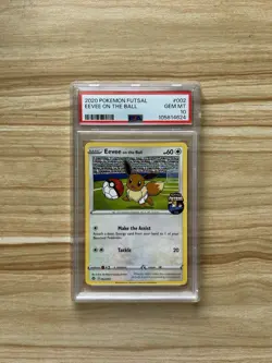 PSA 10 Eevee On The Ball 2020 Pokemon Futsal 002/005 Pokemon Card - Image 1
