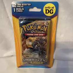 Pokemon Unbroken Bonds 3-Card Mini Booster Blister Pack New - see pics - Image 1