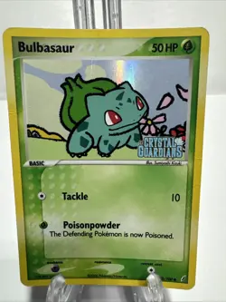 Bulbasaur 45/100 Reverse Holo EX Crystal Guardians MP Pokemon Card TCG - Image 1