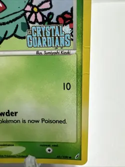 Bulbasaur 45/100 Reverse Holo EX Crystal Guardians MP Pokemon Card TCG - Image 3
