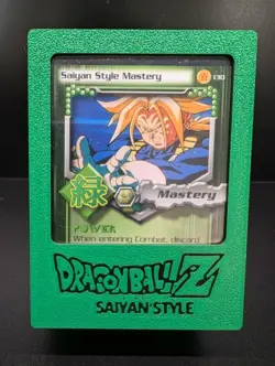 Dragon Ball Z Saiyan Style Collector Card Lot #8 & Deck Box: DBZ CCG (Score) - Image 2