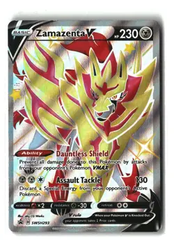SWSH: Sword & Shield Promo Cards #SWSH293 Zamazenta V (Shiny) - Image 1