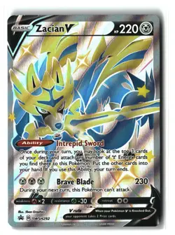 SWSH: Sword & Shield Promo Cards #SWSH292 Zacian V (Shiny) - Image 1