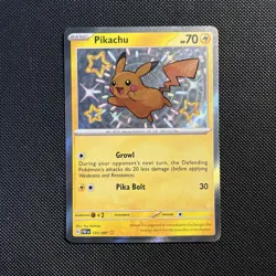 Pokemon Card - Pikachu Paldean Fates Baby Shiny 131/091 - M/NM - Image 1