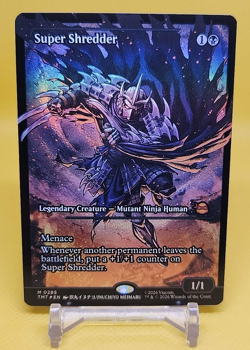 MTG Super Shredder Showcase Teenage Mutant Ninja Turtles Mythic 0285 Foil NM - Image 1