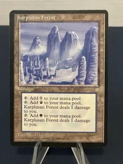 MTG - Magic The Gathering - Karplusan Forest - Ice Age - NP/LN! - Image 1
