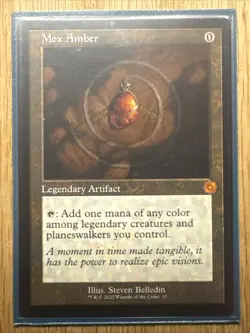 Mox Amber - MTG - The Brothers' War: Retro Frame Artifacts (BRR) #35 - Image 1