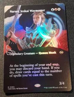 Narset, Jeskai Waymaster - Foil - Borderless - TDM - MTG - EN - NM - 0365 - Image 1