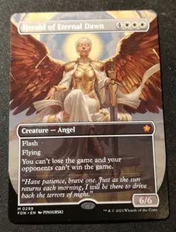 Herald Of Eternal Dawn - Borderless - FDN - MTG - EN - NM - 0299 - Image 1