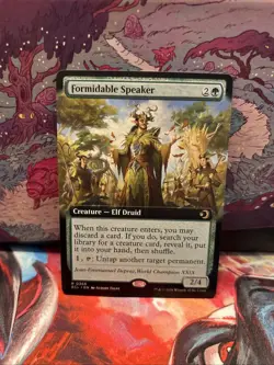 Formidable Speaker (Extended Art) Lorwyn Eclipsed Regular NM - Image 1