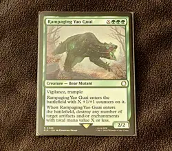 Magic The Gathering Rampaging Yao Guai 0082 Rare Non-Foil - Image 1