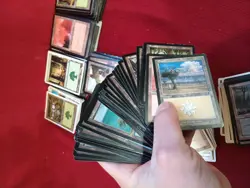 Lot Of 500+ Vintage MTG: Revised Legacy Land Lot Collection Cube Art Mirage Etc - Image 4
