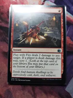 Play with Fire Innistrad: Midnight Hunt Regular - Image 1