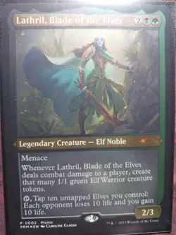 MTG Lathril, Blade of the Elves Unique & Misc. Promos 0002 Foil Promo - Image 1