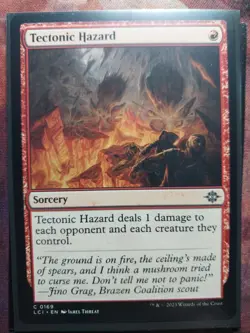 Tectonic Hazard The Lost Caverns of Ixalan Regular - Image 1