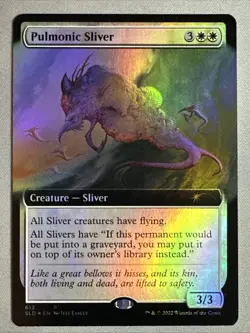 MTG / Pulmonic Sliver / SLD / #613 / FOIL (Extended Art) / Rare / NM - Image 1