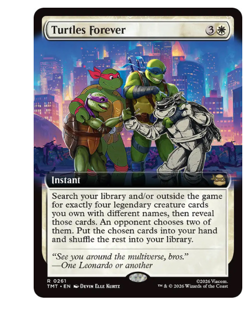 Turtles Forever - Extended Art Teenage Mutant Ninja Turtles MTG - Image 1