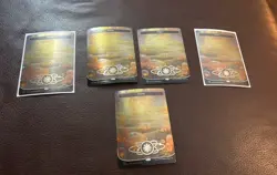 Magic The Gathering Lot Of 22 Galaxy Foil Lands Unfinity MTG - Image 3