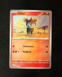 Pokemon Card - Litleo 015/131 Master Ball Reverse - Prismatic Evolutions - NM ⭐ - Image 1