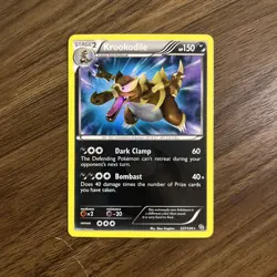 Pokemon Krookodile 127/124 Dragons Exalted Holo Secret Rare English Near Mint - Image 1