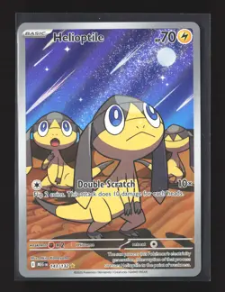 Pokemon ME01: Mega Evolution #143/132 Holo Helioptile - Image 1