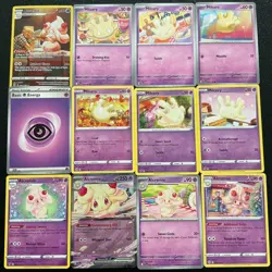 x11 Milcery Alcremie pokemon cards all Different Cute collection 🎂🧁 - Image 1
