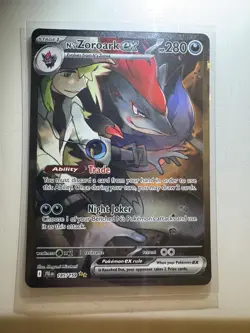 Pokemon TCG N's Zoroark EX 185/159 Sv09: Journey Together - Image 1