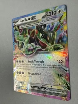 Pokemon TCG * SV Surging Sparks * 159/191 Cyclizar EX Double Rare * HOLO * Fresh - Image 2
