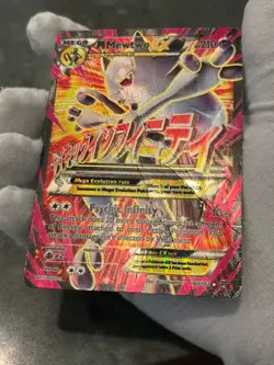 Pokemon TCG M Mewtwo EX 160/162 XY Breakthrough Holo Mega Full Art DMG - Image 5