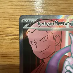 Pokemon Mewtwo EX TCG Team Rockets 213/182 Full Art Destined Rivals - Image 3