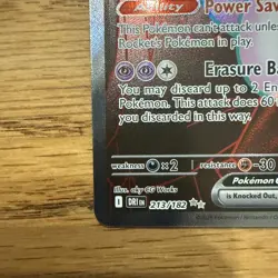 Pokemon Mewtwo EX TCG Team Rockets 213/182 Full Art Destined Rivals - Image 4