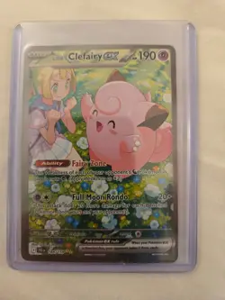 Lillie’s Clefairy ex 184/159 Pokemon TCG Holo Rare SIR Journey Together NM Fresh - Image 1